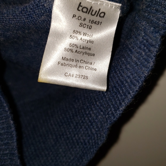 Aritzia Talula Argyle Sweater S - Picture 4 of 4